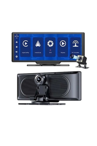 Pars H18c Carplay Apple Android Uyumlu 10.2 İnç Büyük Ekran Tak Çalıştır 4k Ön/arka Çift Kameralı 10.2"