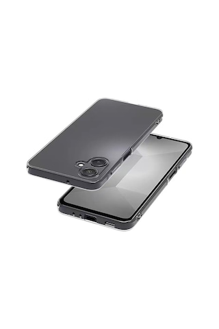 Noktaks - Samsung Uyumlu Samsung Galaxy A07 - Kılıf Şeffaf Soft Slim Fitt Süper Silikon Kapak - Şeffaf - T38295 Şeffaf