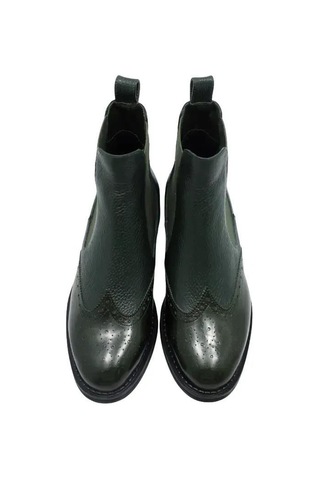Poletto Hakiki Deri Sıyah Bot Düz 5780 06 S-810 Siyah