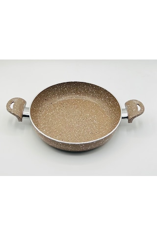 Cantef 22 Cm Yanmaz Yapışmaz Çift Saplı Teflon Tava Sahan