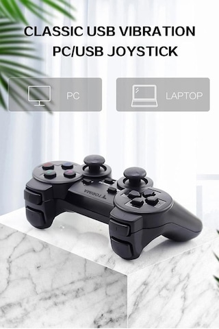 Torima P2 Analog Usb Joystick PC Gamepad Oyun Kolu Siyah
