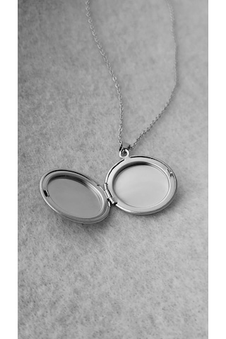 316l Paslanmaz Çelik Gümüş İçi Açılır Yuvarlak Tasarım Kapaklı Fo Çok Renkli