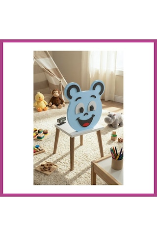 Gees Global Happy Face Çocuk Sandalyesi Mavi Gbzs