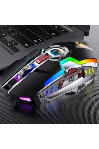 Jms A5 Kablosuz RGB 7 Tuşlu 1600 Dpı Oyun Mouse
