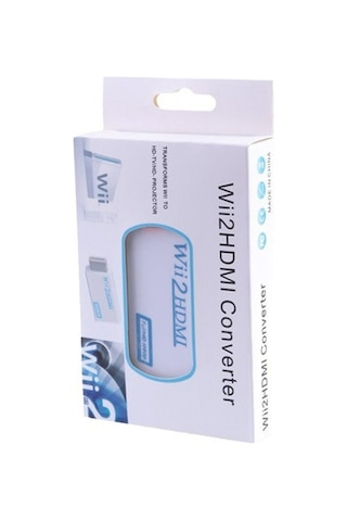 Wii Adaptör 1080p Full Hd Çevirici Hdmi Kablo Dönüştürücü
