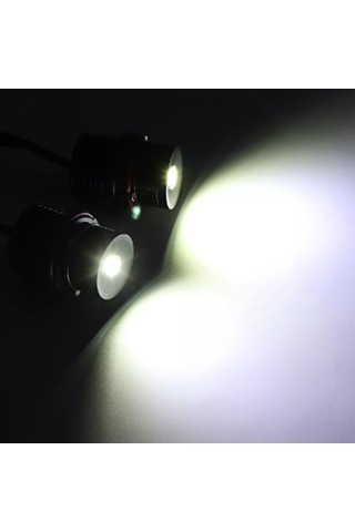 Pazly Yüksek Güçlü 6500k 40w Beyaz Led Melek Gözler / Adet