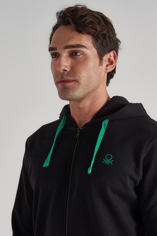 Benetton United Colors Of Bnt-m20310 Erkek Sweatshirt 71056 BNT-M20310-R1534 Siyah