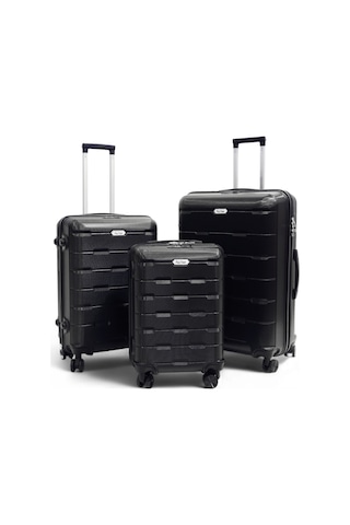 Biggdesign Moods Up 3'lü Valiz Seti, Tsa Kilitli, Abs Gövde, Siyah