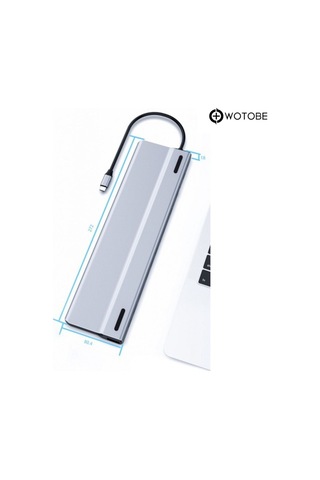 Pc Macbook Uyumlu 14'ü 1 Arada Type-c Multifonksiyonel Dönüştürücü Hub