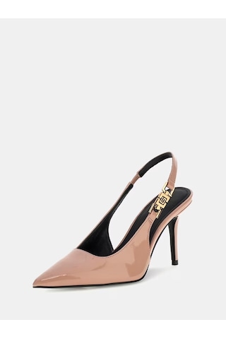 Guess Nassha Rugan Kadın Topuklu Ayakkabı Flpnaspaf05 Bej