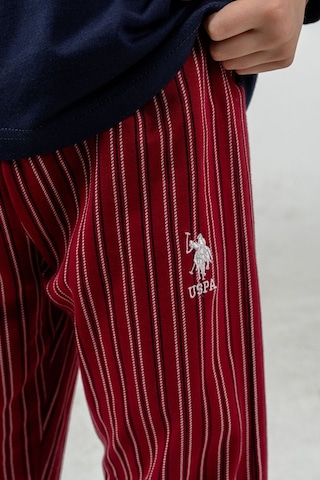 U.S. Polo Assn. Erkek Çocuk Pijama Takımı Baskılı Lacivert Uzun Kol Pijama Takımı Us2645-c-v1 Us2645-c-v1