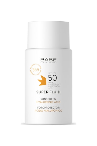 Babe Facial Sunscreen Super Fluid Hyaluronik Asit İçeren Yüz Güneş Kremi SPF50 50 ML