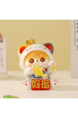 İşanslar Kedidesorasyonu Karikatür Sevimli Masaüstüaraba Desorasyonu 1 Adet