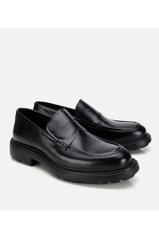 Hotiç Erkek Açma Deri Siyah Kalın Tabanlı Klasik Loafer 02ayh313740a100 02ayh313740a100 Siyah