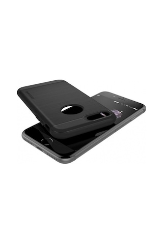 Vrs Design Apple Uyumlu iPhone 7 İle Simpli Fit Kılıf Phantom Black Siyah