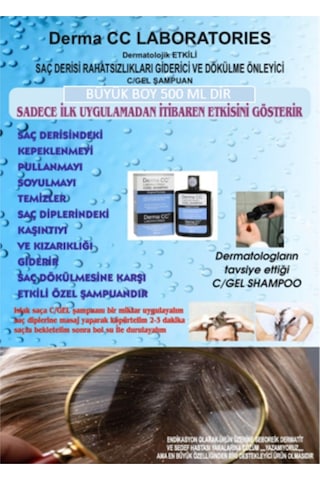 Derma Cc Laboratories C Gel Şampuan 4 x 500 ML