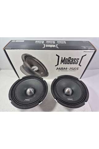 Mobass 16cm Midrange Mobass Mbm-1565 300w 150rms Midrange - Kurşun Göbek Pro Midrange