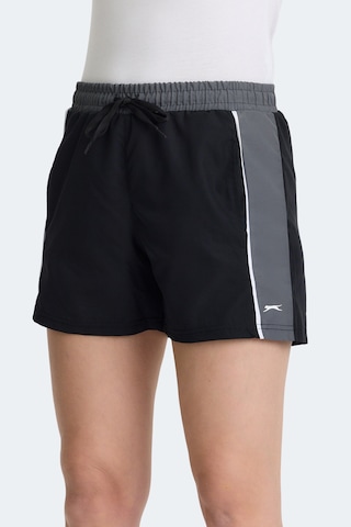 Slazenger Radek In Kadın Cepli Deniz Şortu Siyah Mayo Siyah