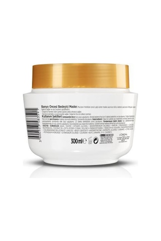 Elseve Hindistan Cevizi & Değerli Yağlar Eşsiz Karışım Banyo Öncesi Besleyici Saç Maskesi 300 ML