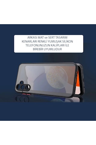 Dexmon Galaxy A24 Kılıf 3d Kamera Korumalı Parmak İzi Leke Yapmaz