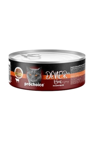 Prochoice Döner Bites Sos İçinde Sığır Etli Yetişkin Kedi Konservesi 70 Gr