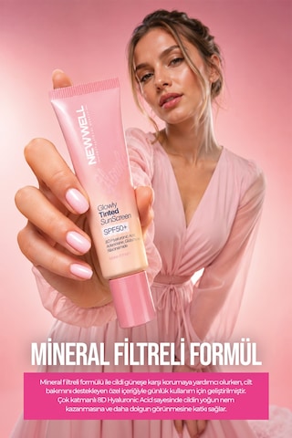Glowly Tinted Mineral Sunscreen Spf50+ Renkli Mineral Filtreli Güneş Koruyucu Krem 35 Ml