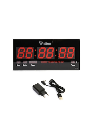 Dijital Duvar Ve Masa Saati Watton Wt-109 - Watton Watton Watton -pvtrn