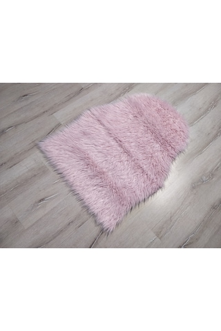 Yamalıhome Peluş Halı Apost Pembe 75x100cm Post Halı