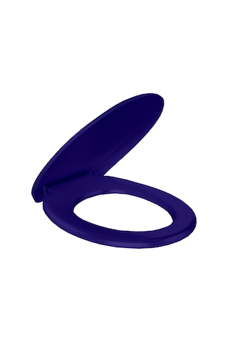 Rona Tisa Parlak Lacivert Thermoplast Standart Klozet Kapağı (alt