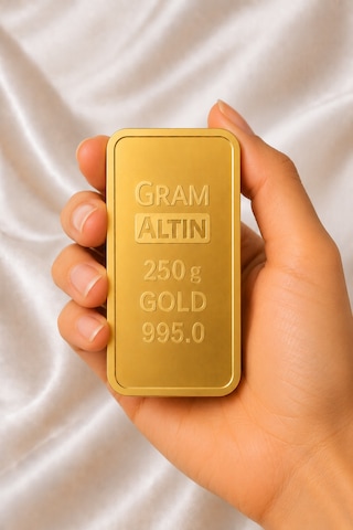 250 Gram 24 Ayar Külçe Altın Yatırımlık Altın