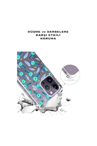 Samsung Galaxy A26 İle Uyumlu Nazar Boncuğu 3 Baskılı Şeffaf Köşe Korumalı Antişok Kılıf