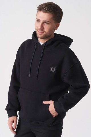 White Stone Rio De Janeiro Sw2502 Hoodle Slim Fit Pamuklu Likralı Sweatshirt Lacivert