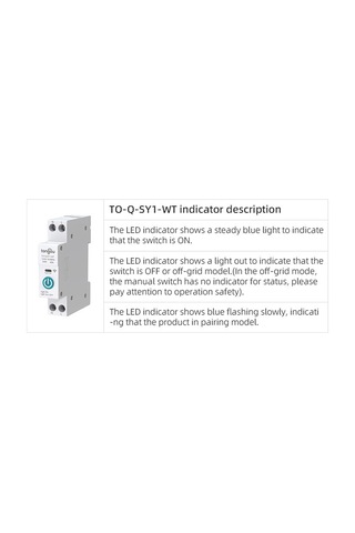 Springsun Tuya Wifi Akıllı Şalter: Uzaktan Kontrol, Zamanlama Modları, Alexa Uyumlu, Dın Raylı Diğer
