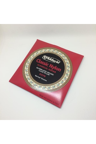 D'addario Ej27N Klasik Gitar Teli - Normal Tension Takım Tel