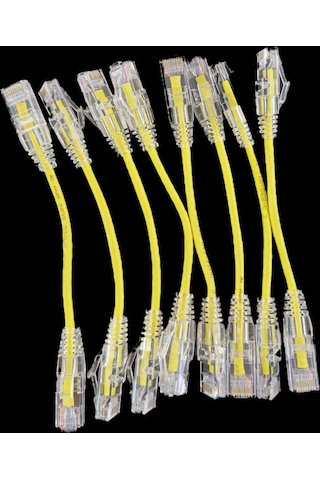 Oem Cat6a 10gıgabyte 50u 0.15cm 28awg Sarı Patch Cord Kablo Oem Cat6a 10gıgabyte 50u 0.15cm 28awg Sarı Patch Cord Kablo