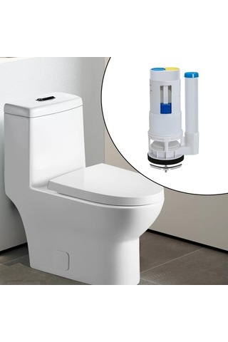 Pazly Suntek Tuvalet Floş Valfi Su Deposu Bağlantı Parçaları Beyaz Beyaz