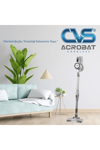 Cvs Dn 4731 Cordless Katlanır Şarjlı Dijital Dik Süpürge