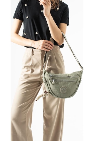 Baginn Klinkır Hafif Yağmur Geçirmez Kadın Postacı Çanta Çok Cepli 25 18 Cm Omuz Çantası 571 Collection Bej