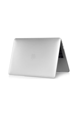 Apple Uyumlu MacBook 13.3' Pro 2022 M2 Zore Msoft Kristal Kapak Siyah
