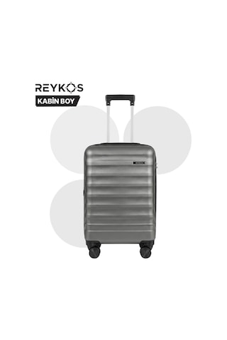 Reykos Rey-Way Gri Kabin Boy Valiz