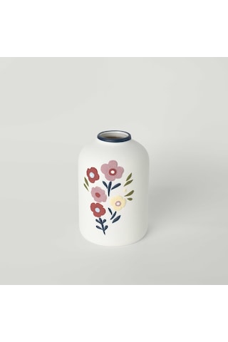 Linens Liva 13x13x19 Cm Vazo Beyaz Beyaz