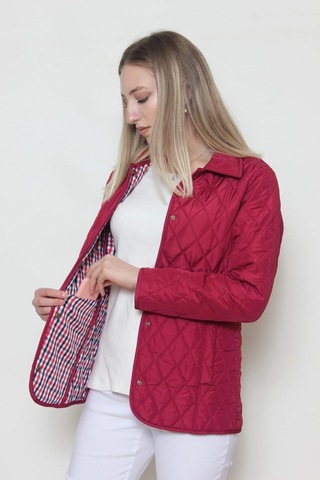 CottonCool Kadın Kapitone Mont Bordo