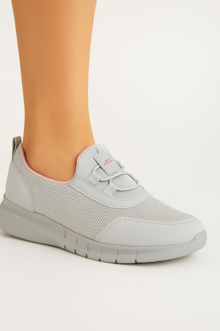 Slazenger Avenge Siyah Kadın Günlük Yürüyüş & Koşu Ayakkabısı Rahat Slip-on Buz Mavi - Pembe