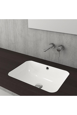 Bocchi Scala Tezgah Altı Lavabo 55 CM Parlak Beyaz 1006-001-0125