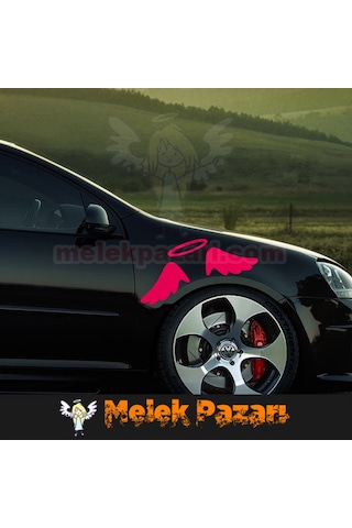 Melek Kanatları Oto Sticker.