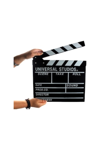 Mogift Büyük Boy Ahşap Sinema Klaketi