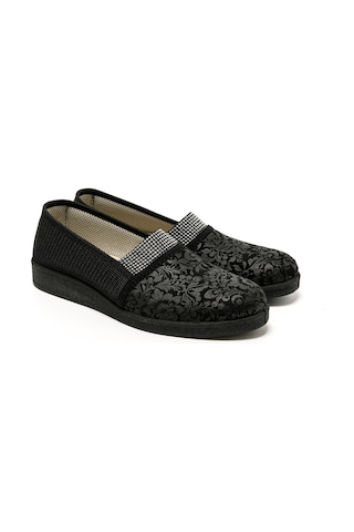 Sandalet Kadın 7827 Green Life Stretch Women's Footwear Black Siyah