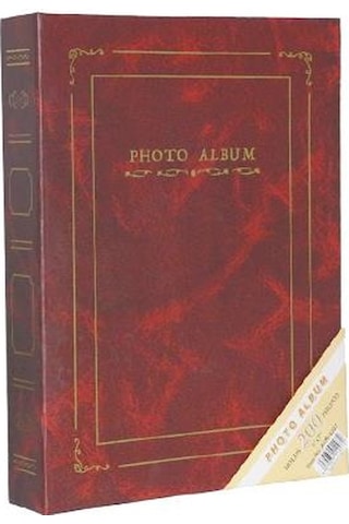 Rabsev 13x18cm 200 Fotoğraf Kapasiteli Ciltbezli Lüks Fotoğraf Albümü RS9207-B