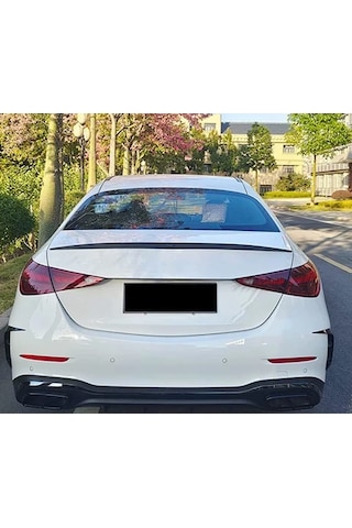 Mercedes W206 Spoiler Parlak Siyah Abs Plastik 2021+