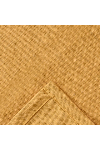 Evidea Soft Bella Keten Masa Örtüsü - Hardal - 140x200 Cm Hardal